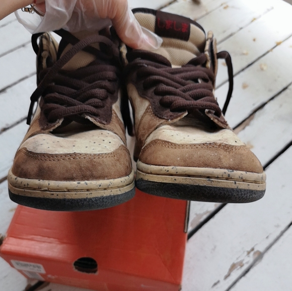Authentic Nike Dunk High Shima Shima2 rare brown - Picture 13 of 15